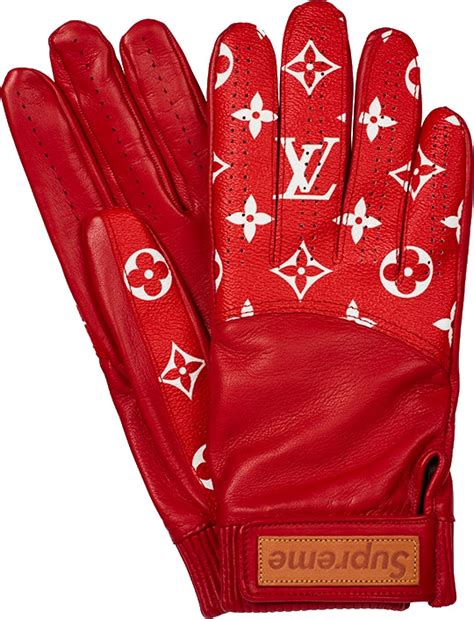 supreme louis vuitton gloves red|louis vuitton shoes.